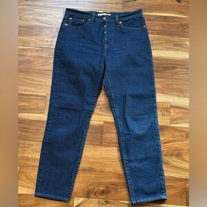 Levi's Dark Blue Straight Leg Women's Jeans